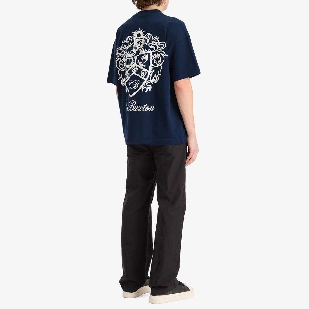 Cole Buxton Men's Collegiate Crest T-Shirt Navy